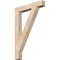 Ekena Millwork Traditional Block Smooth Bracket, Douglas Fir, 3 1/2"W x 24"D x 36"H BKT04X24X36TRA05SDF - alternate 1